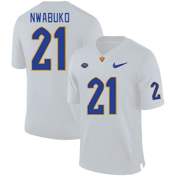 Pitt Panthers #21 Che Nwabuko College Football Jerseys Stitched Sale-White